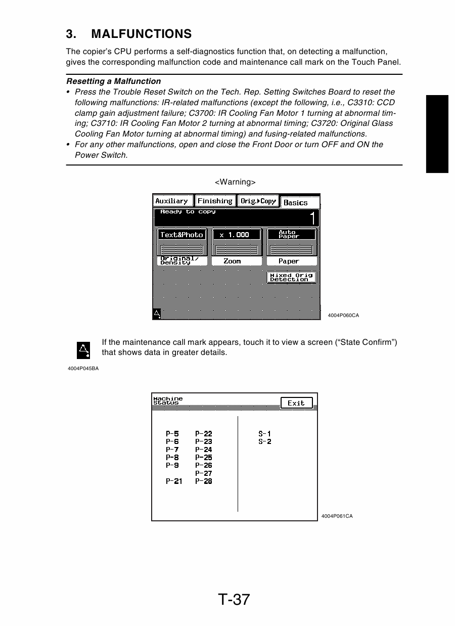 Konica-Minolta MINOLTA CF1501 2001 TROUBLESHOOTING Service Manual-4